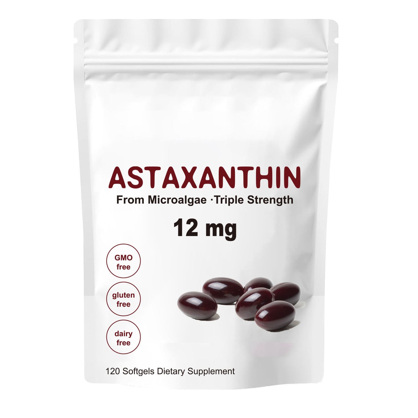 Antarctic Krill Oil Astaxanthin Soft Capsules